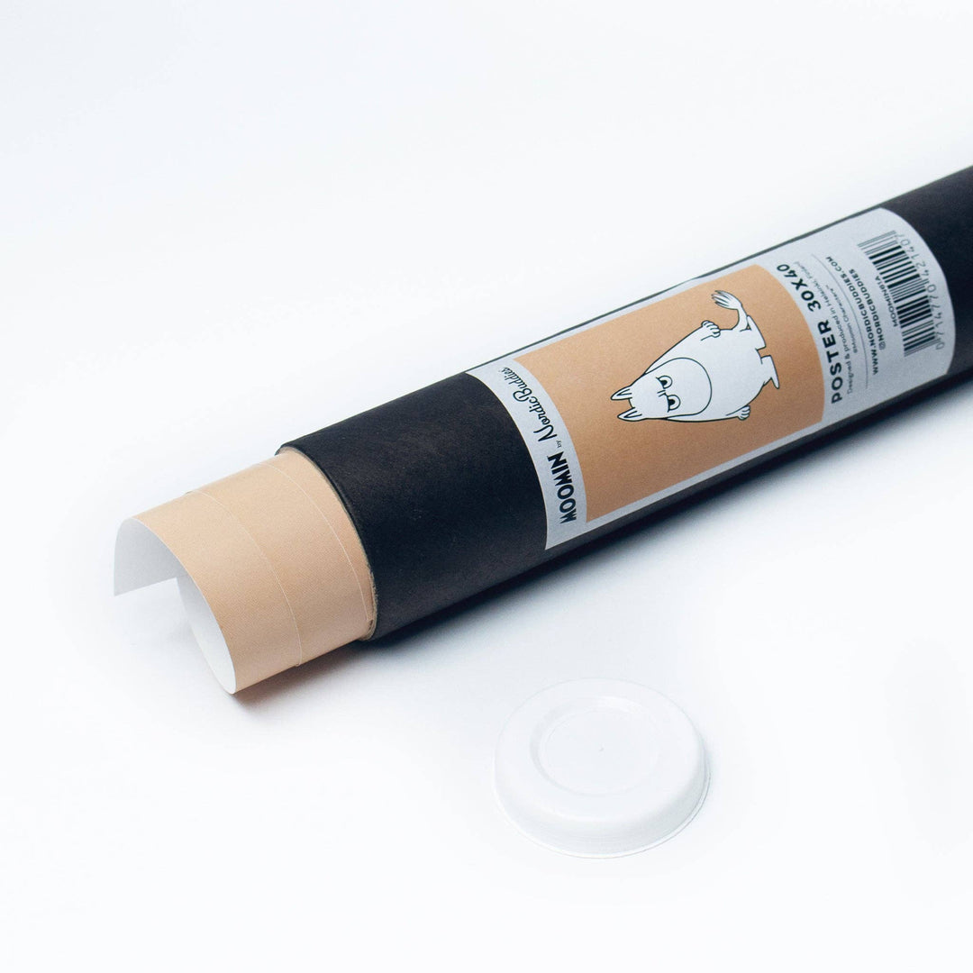 Moomintroll's Temper Poster: 30x40cm - Beige