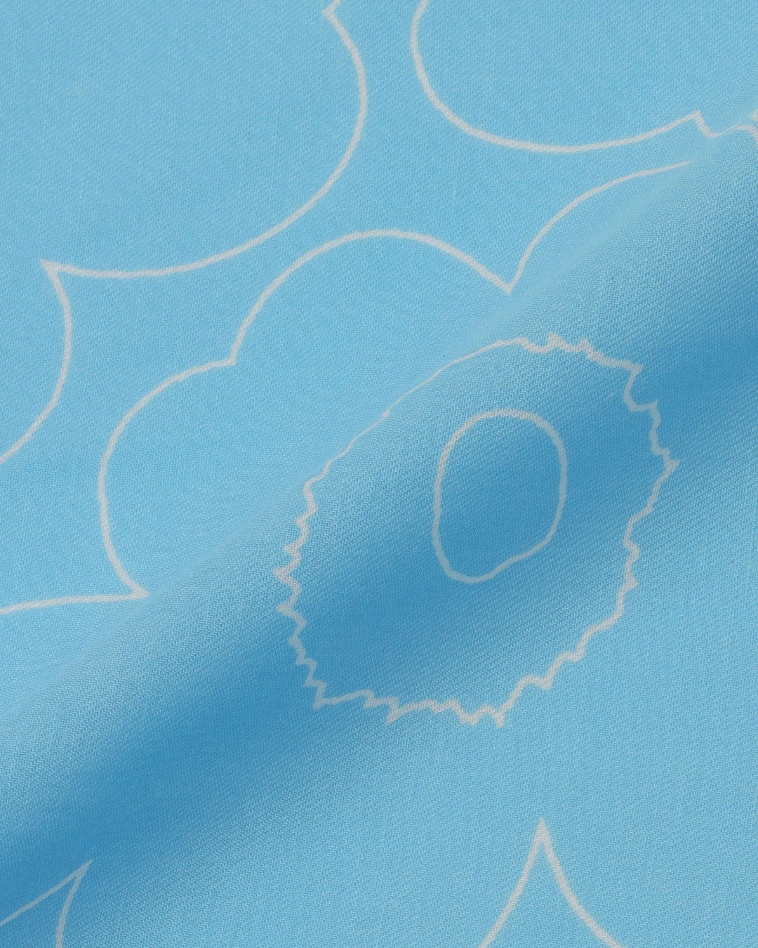keskiö piirto unikko scarf - light blue
