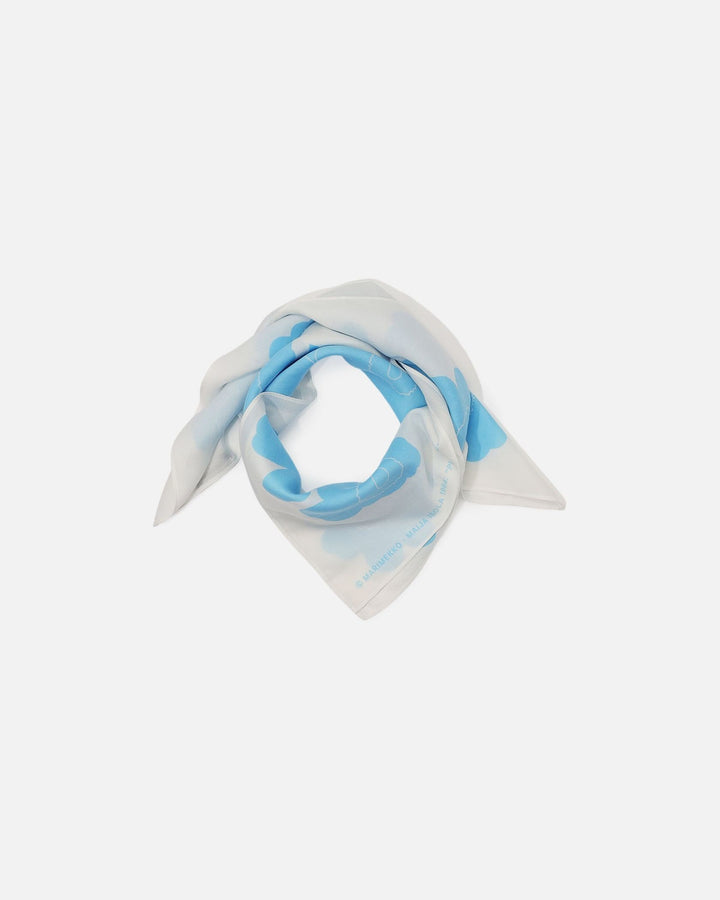 keskiö piirto unikko scarf - light blue