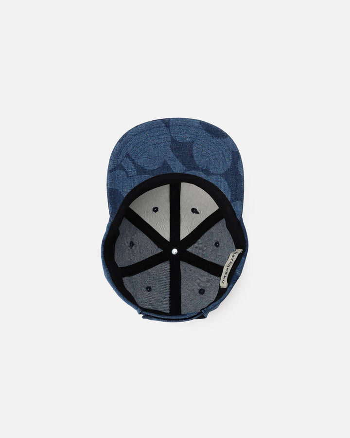 kioski säkeistö unikko denim cap - blue