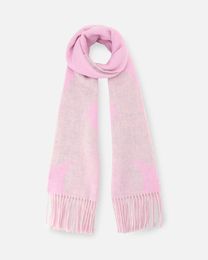 kioski onnekas unikko scarf - pink