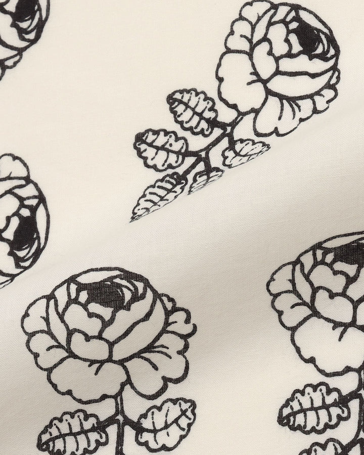 kioski astrilli vihkiruusu scarf - white/black