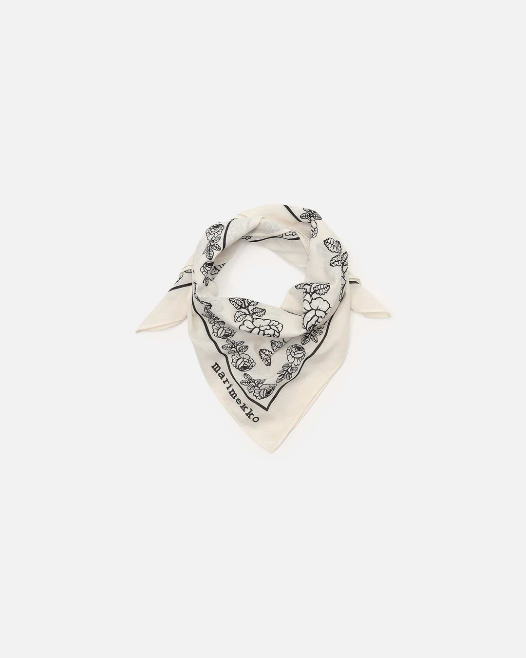 kioski astrilli vihkiruusu scarf - white/black