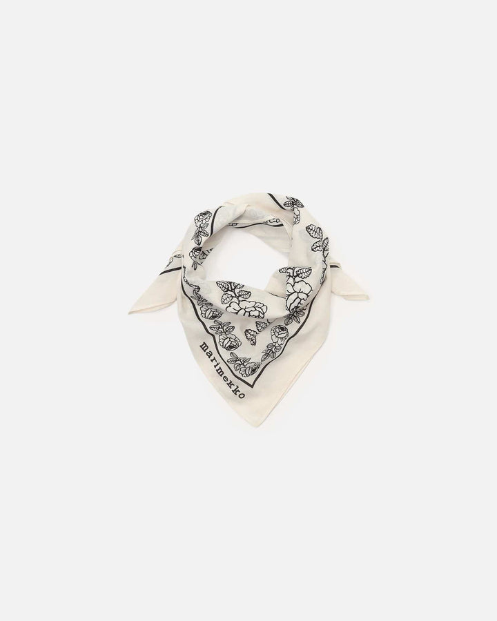 kioski astrilli vihkiruusu scarf - white/black