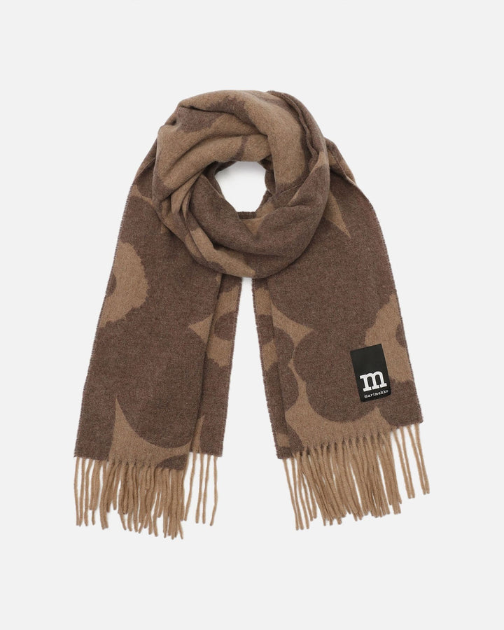 identtinen unikko scarf - brown