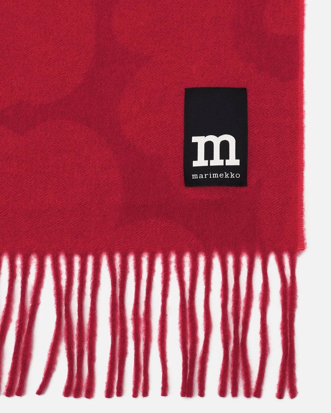 identtinen unikko scarf - red