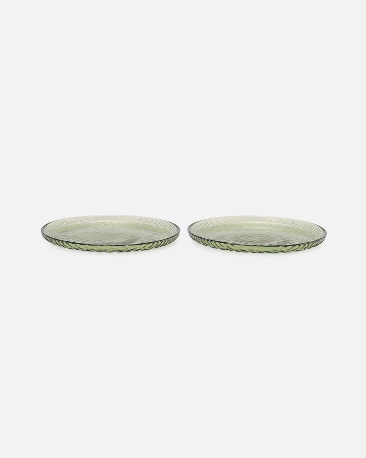 syksy plates 17 cm /  2 pcs set - green