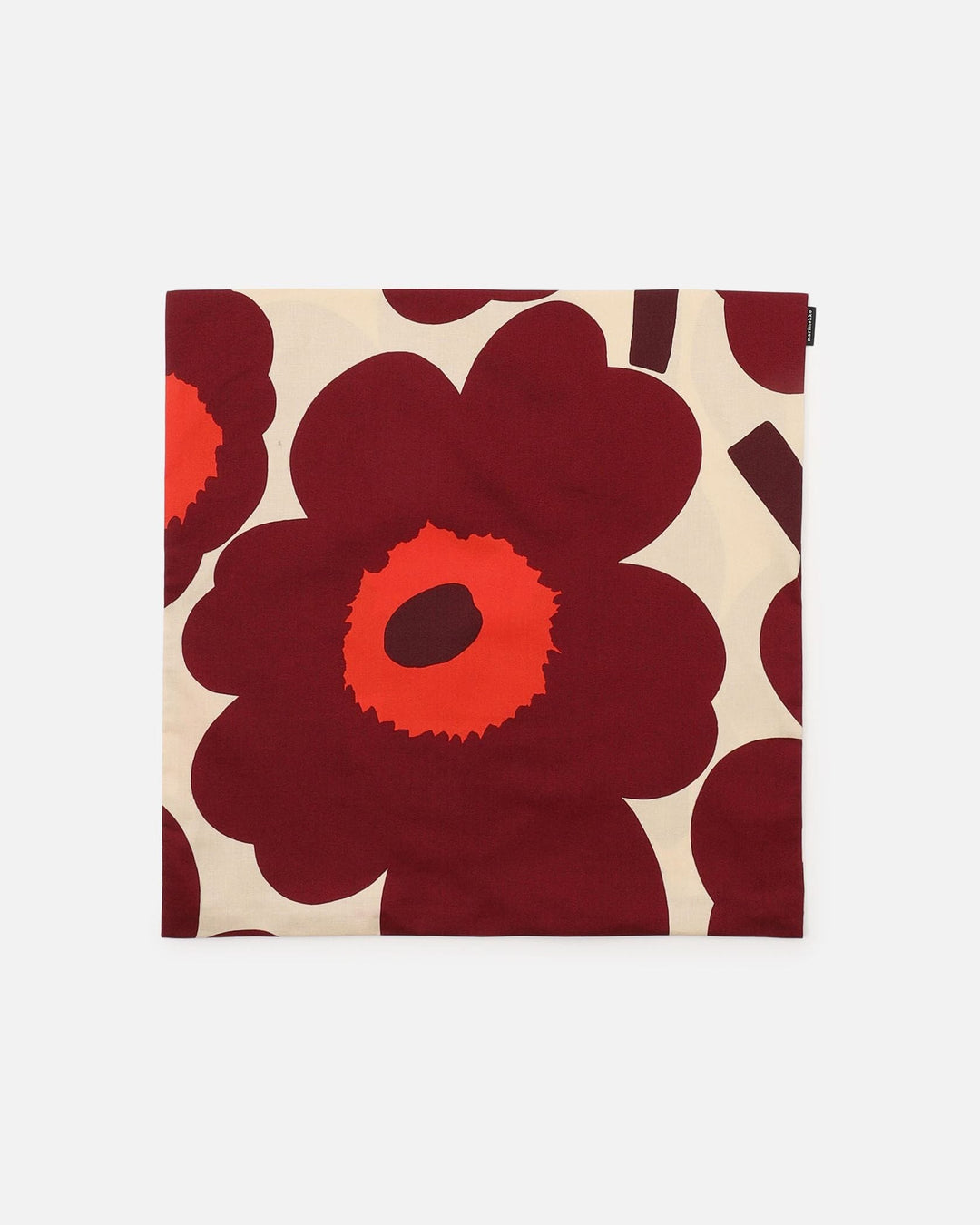 unikko maroon cushion cover