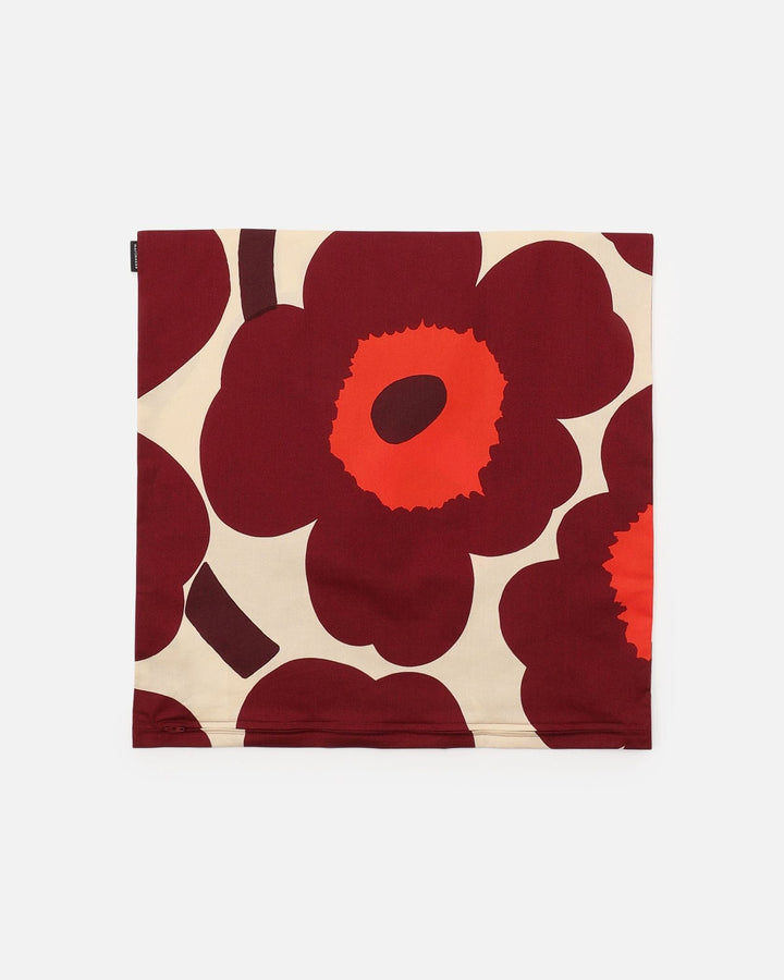 unikko maroon cushion cover