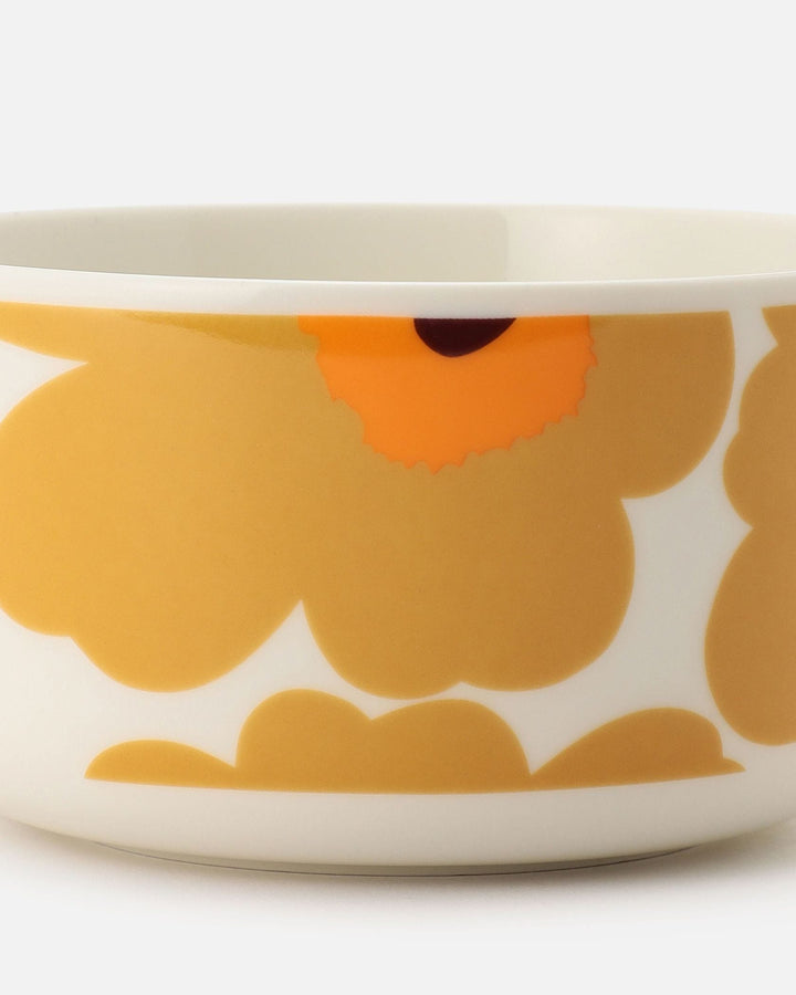 unikko bowl 5 dl - mustard