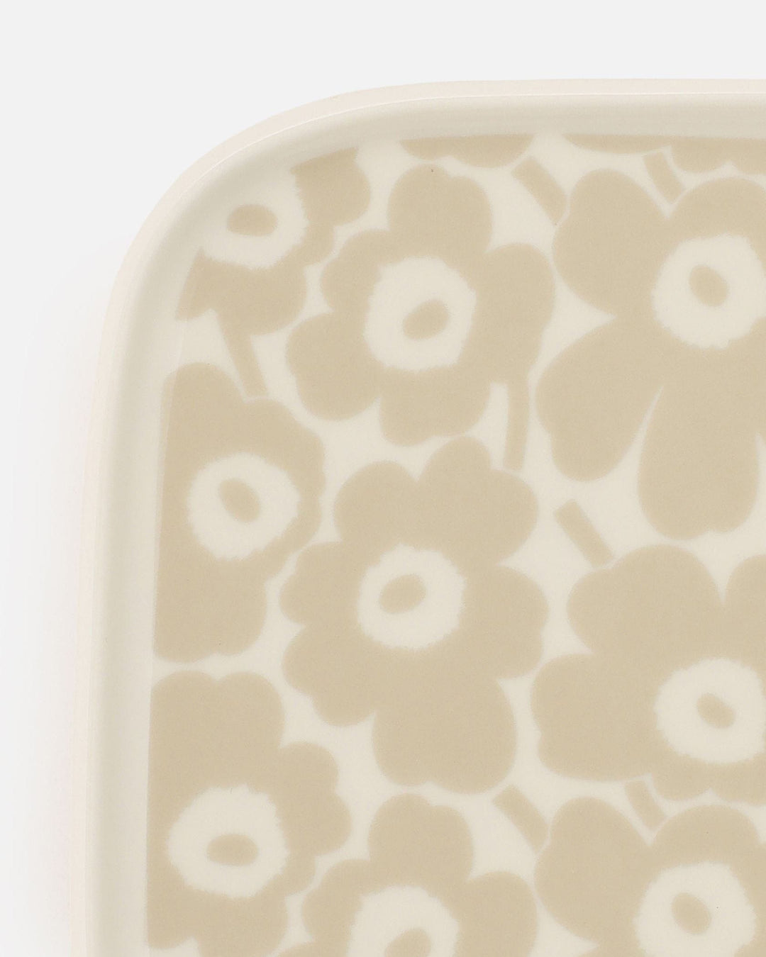 pikkuinen unikko plate 15 x 12 cm - cream