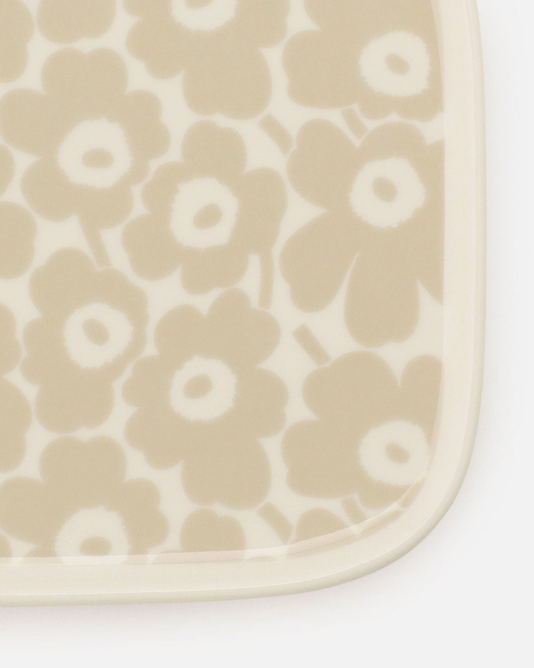 pikkuinen unikko plate 15 x 12 cm - cream