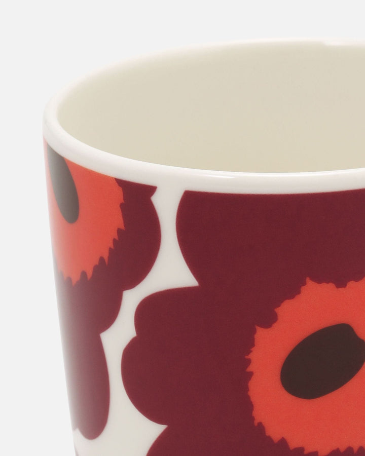 unikko mug 2,5 dl - maroon