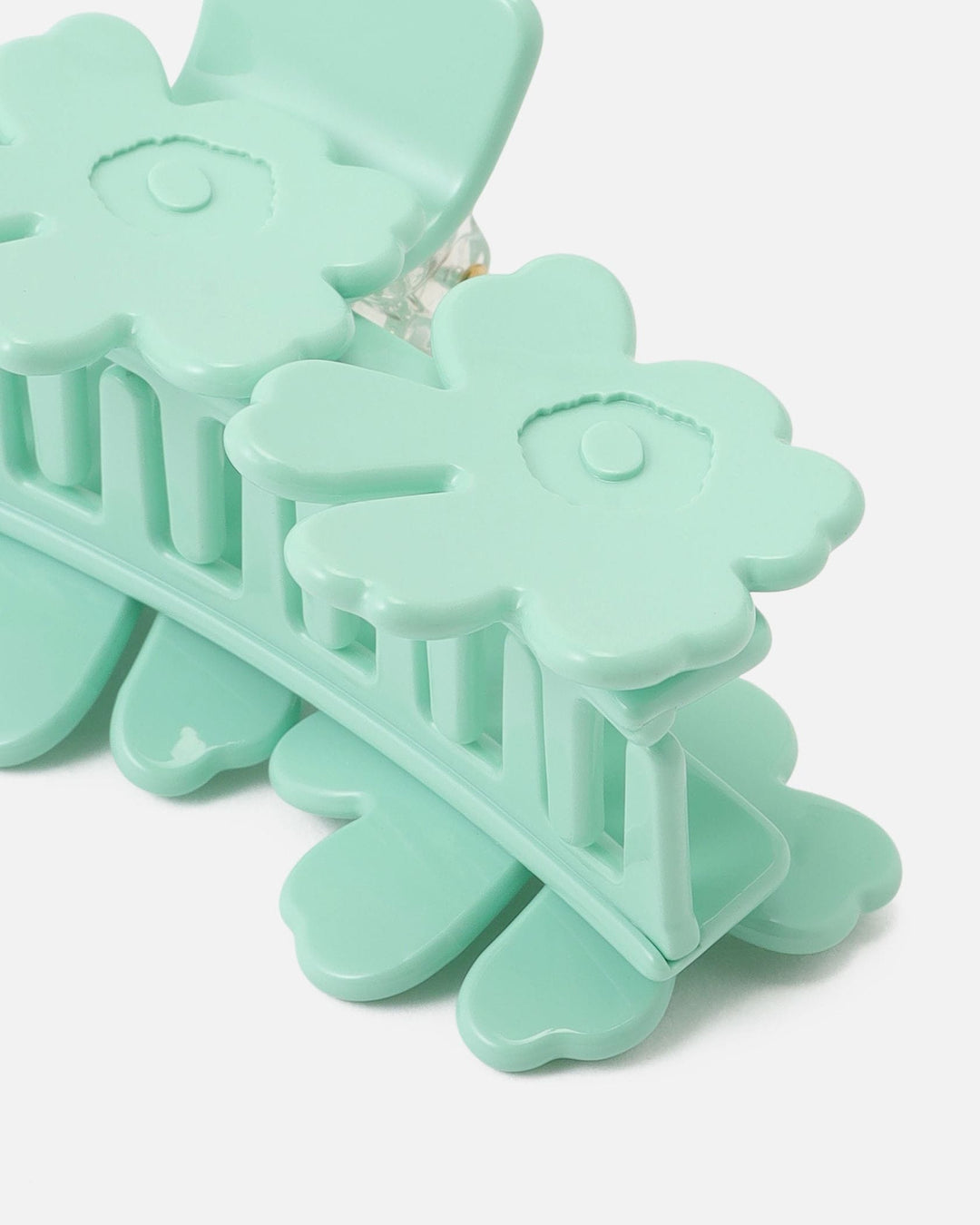 mini unikko hair clip - teal