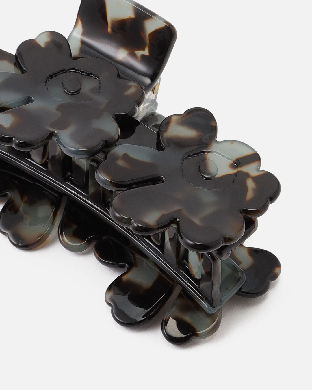 mini unikko hair clip - tortoise