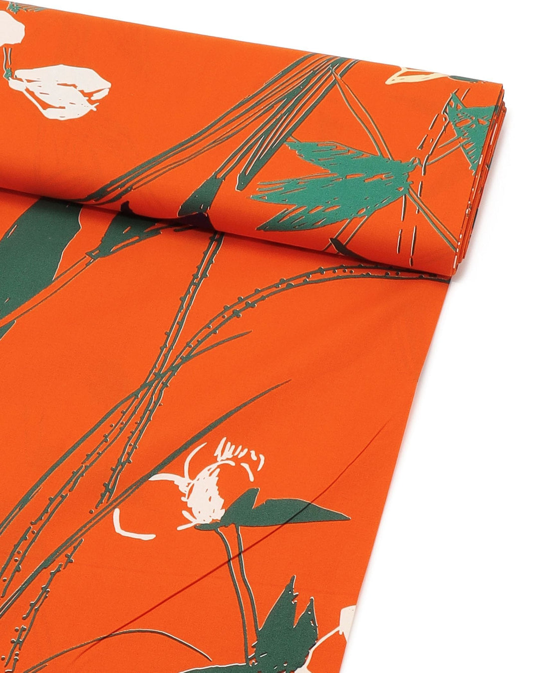 puutarhakutsut cotton fabric - orange