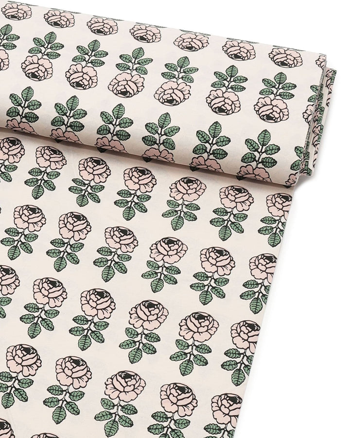 vihkiruusu cotton fabric