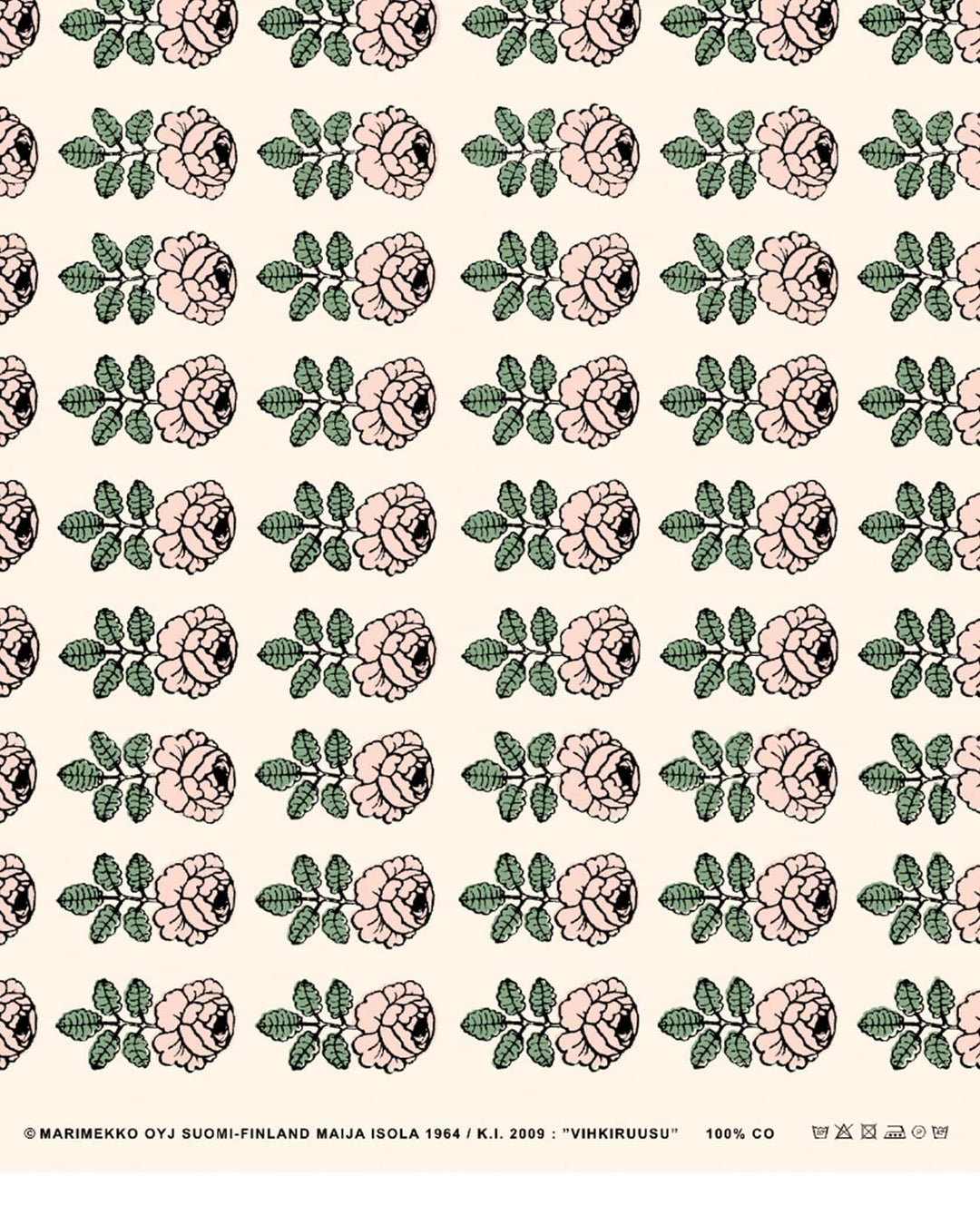 vihkiruusu cotton fabric