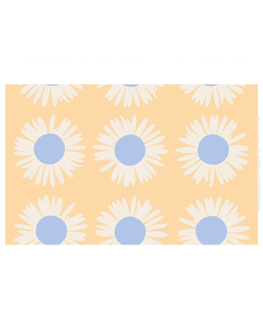 auringonkukka cotton fabric