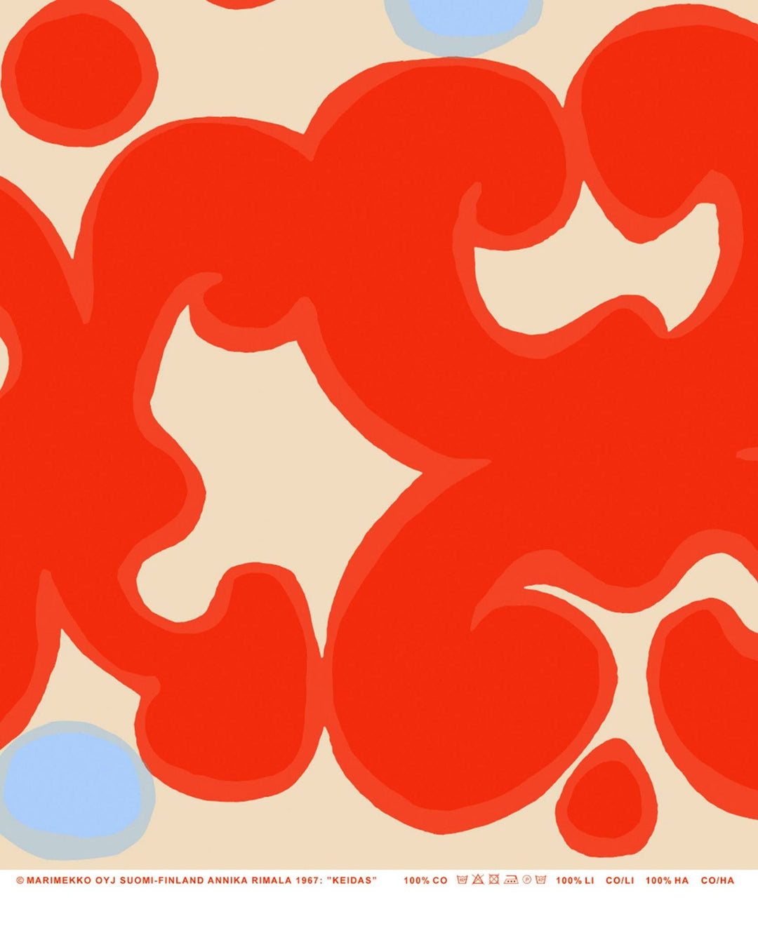 keidas cotton fabric - orange