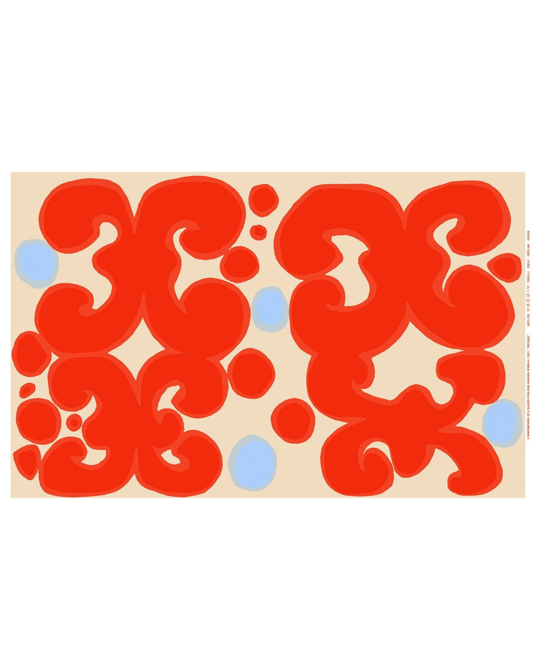 keidas cotton fabric - orange