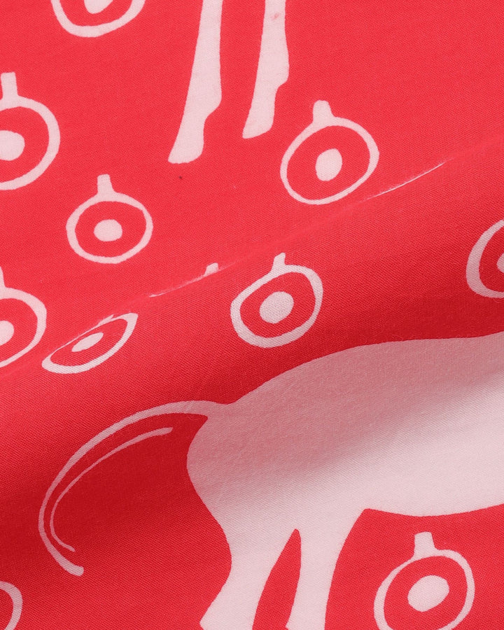 kioski astrilli musta tamma scarf - red