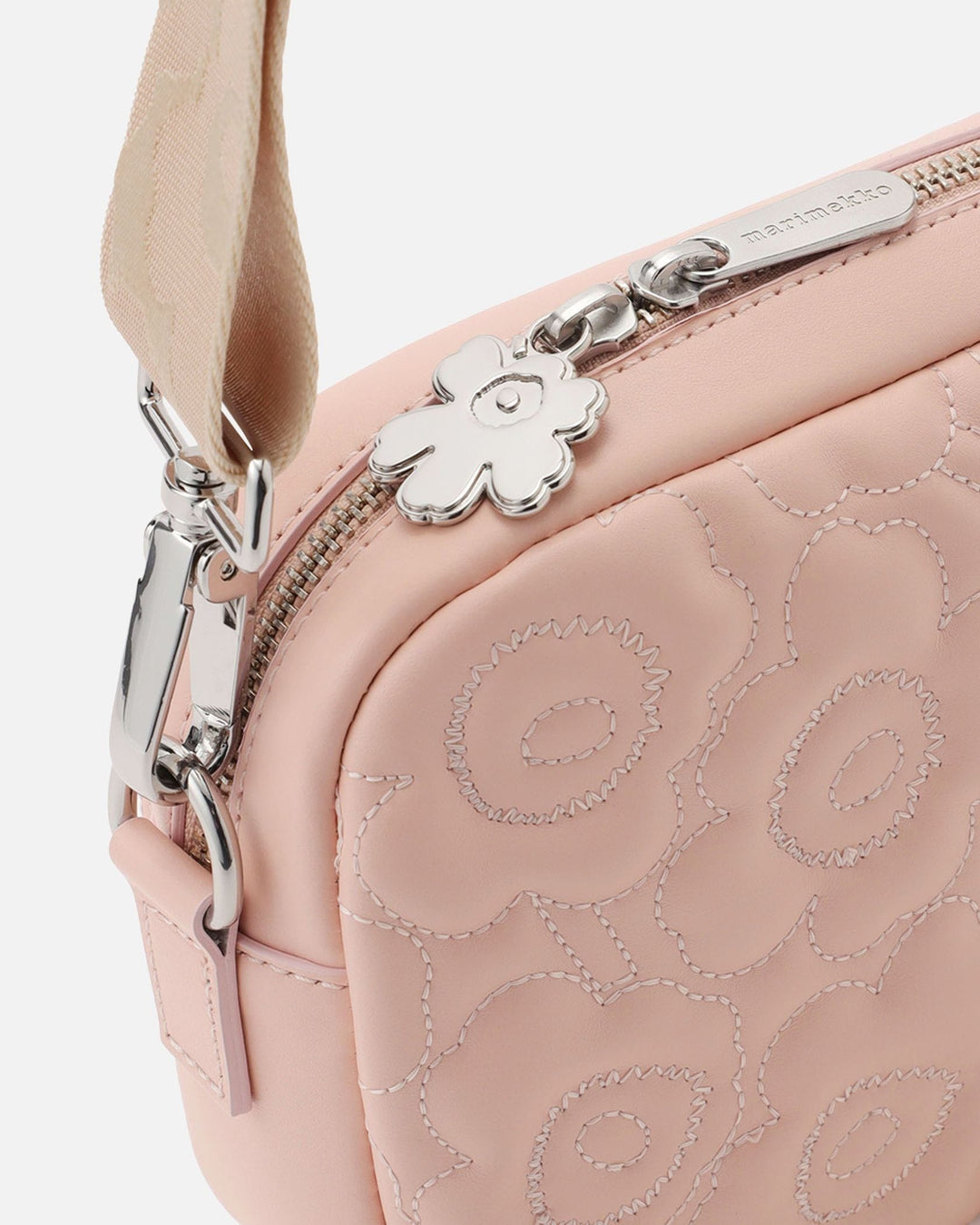 soft gratha unikko shoulder bag - light peach