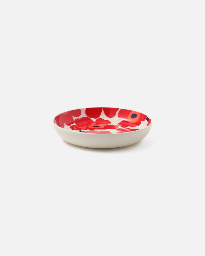 unikko deep plate 20,5 cm - red