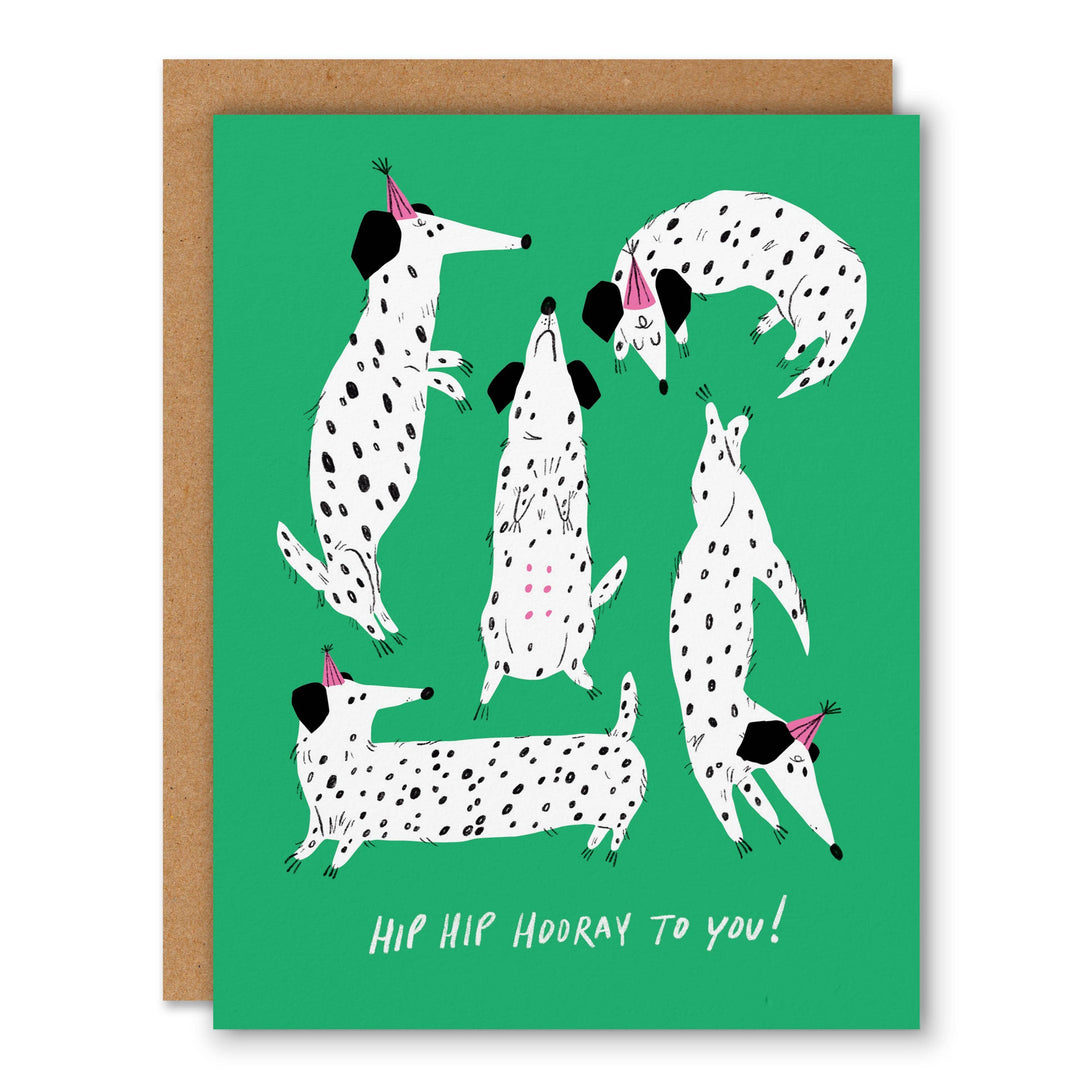 Hip Hip Hooray Birthday - Greeting Card