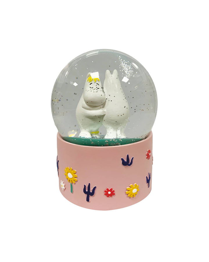 Glass Snow Globe Moomin Hug