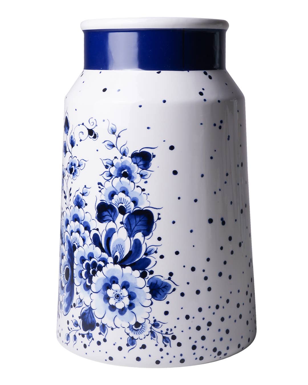 Delft Large Milk Can Vase
