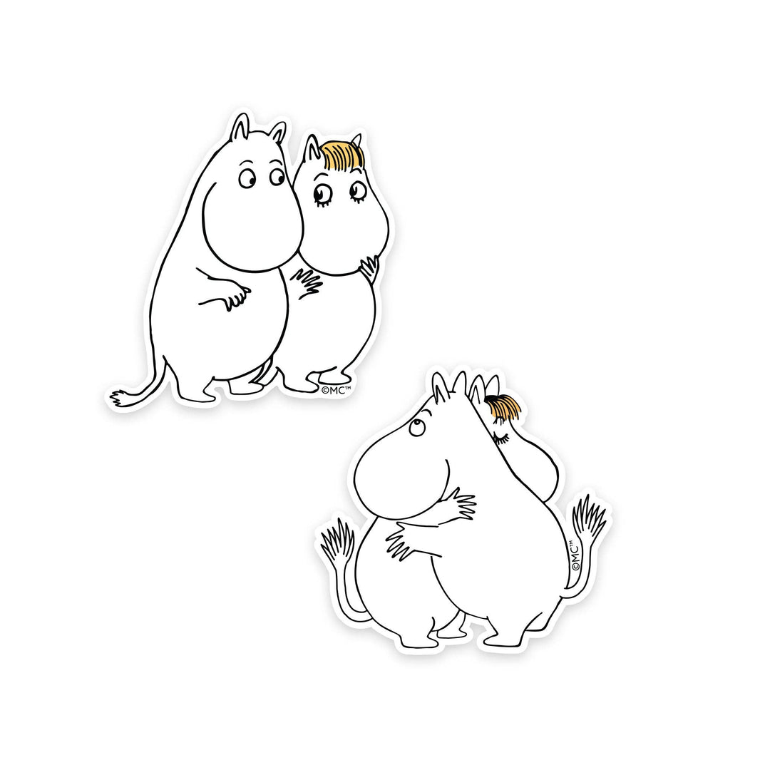 Moomintroll & Snorkmaiden XL-Sticker Combo