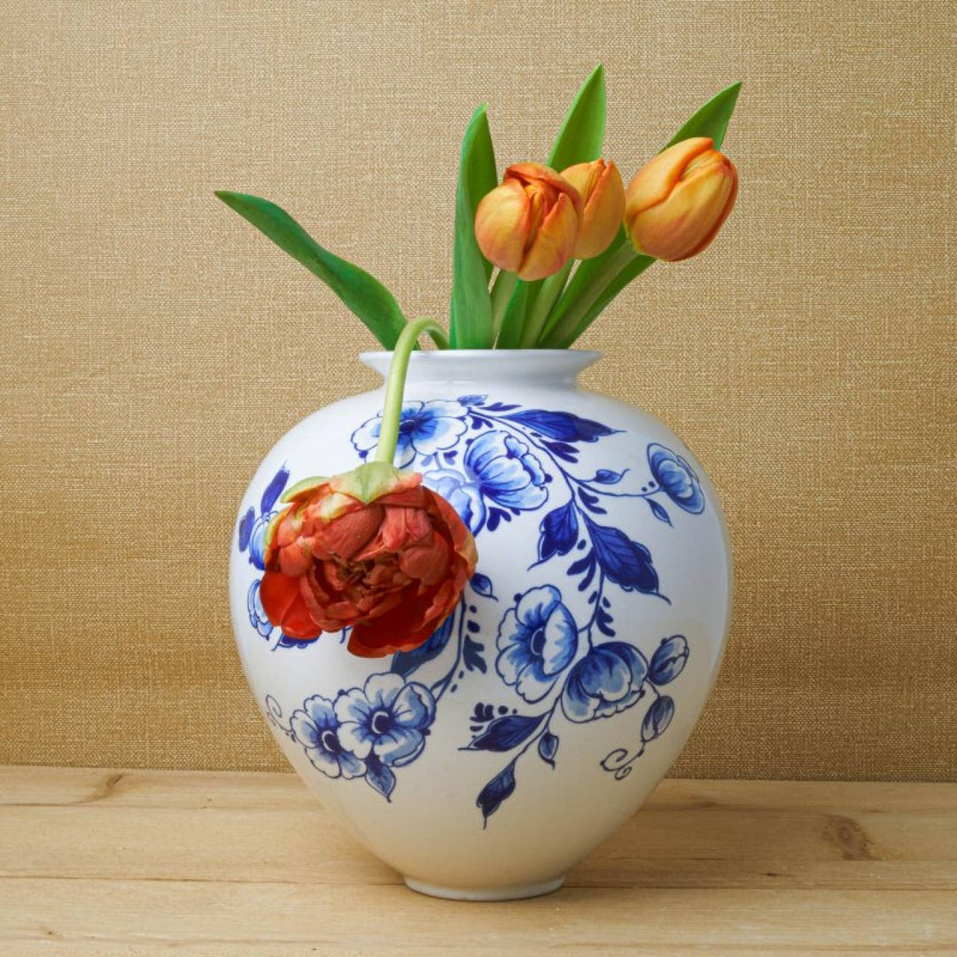 Delft Blue Large Flower Vase