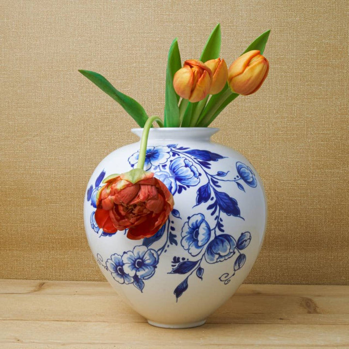 Delft Blue Large Flower Vase