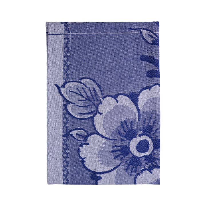 Delft Blue Flower Tea Towel