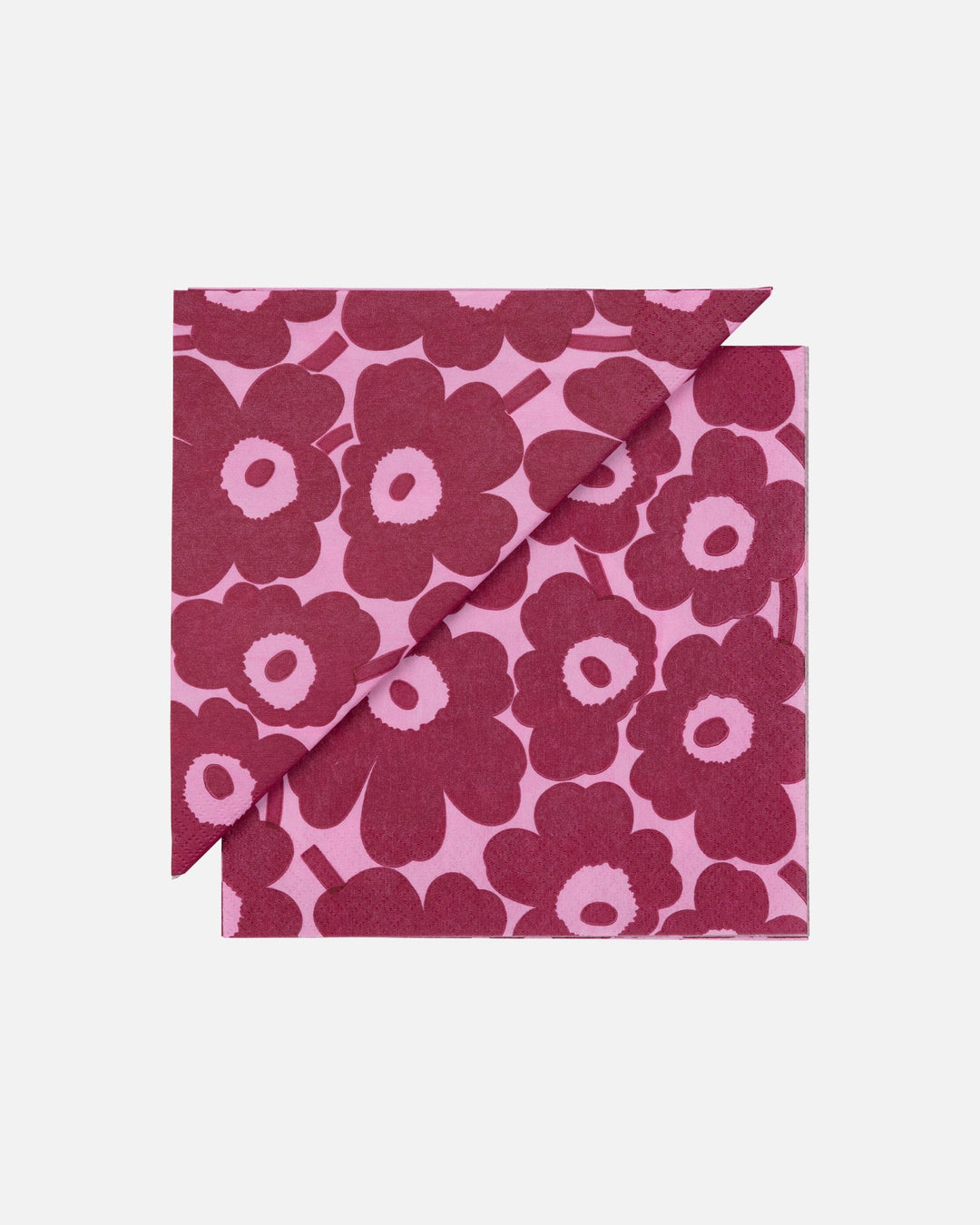 mini unikko lunch paper napkins - purple/pink