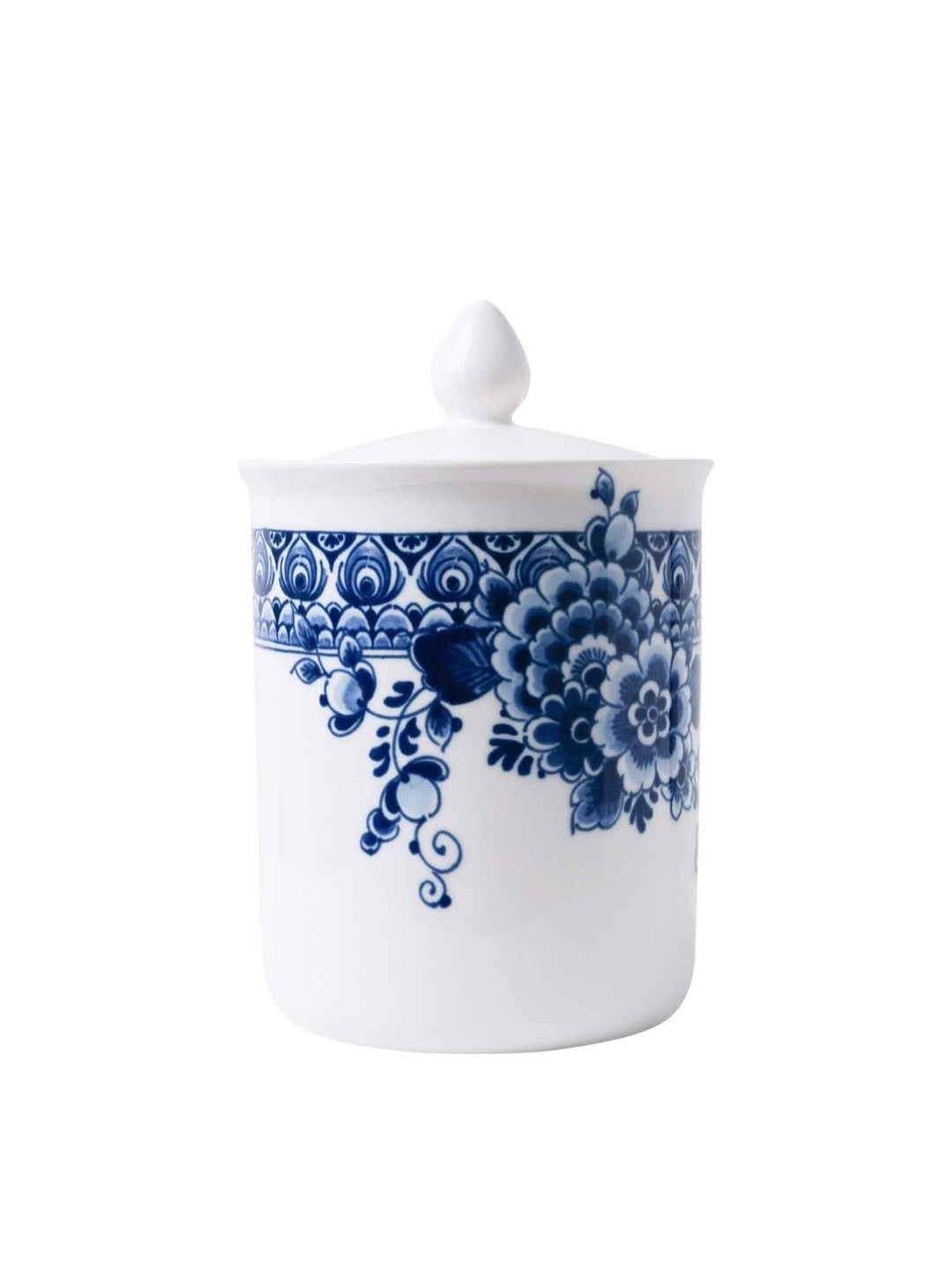 Peacock Blue Storage Jar Large