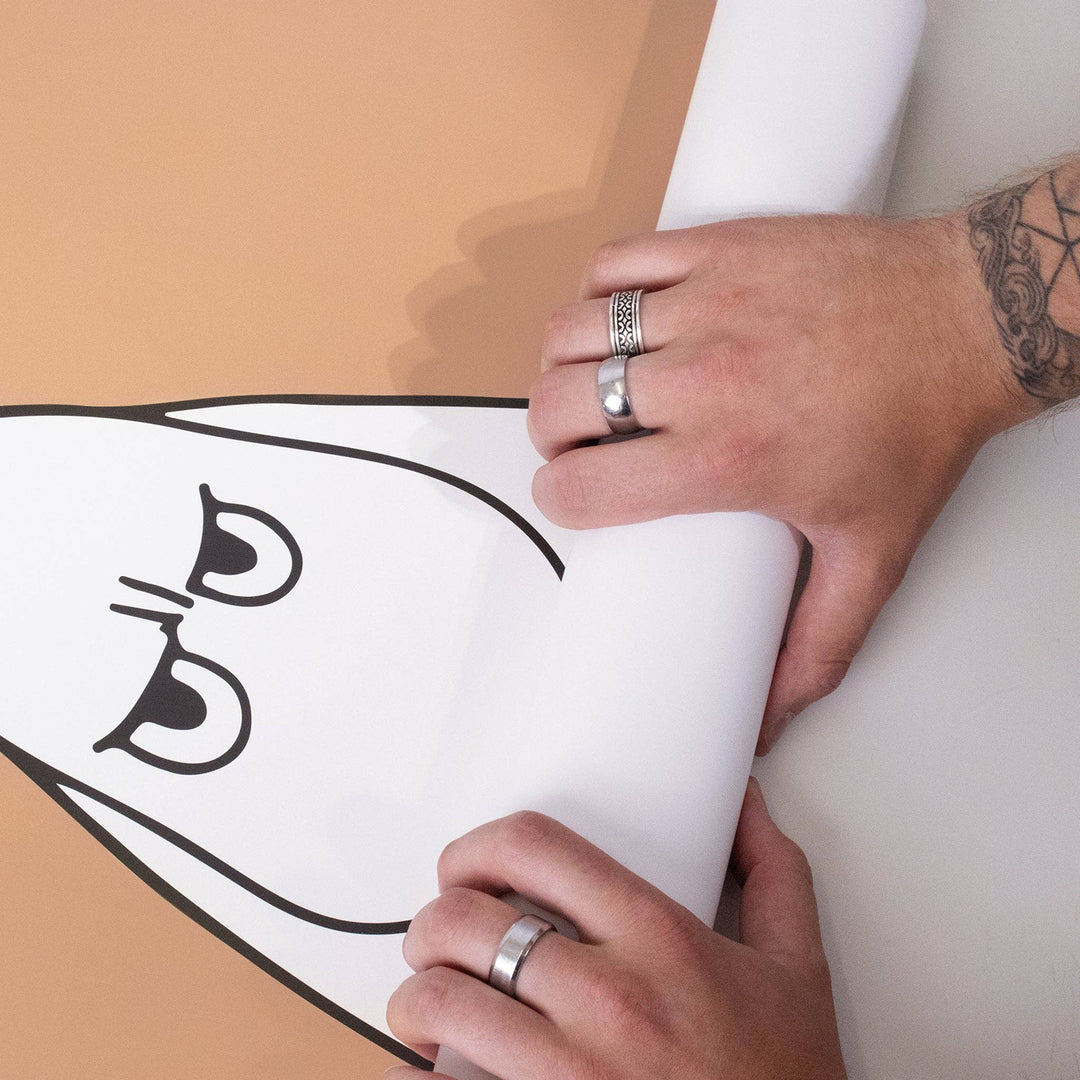 Moomintroll's Temper Poster: 30x40cm - Beige