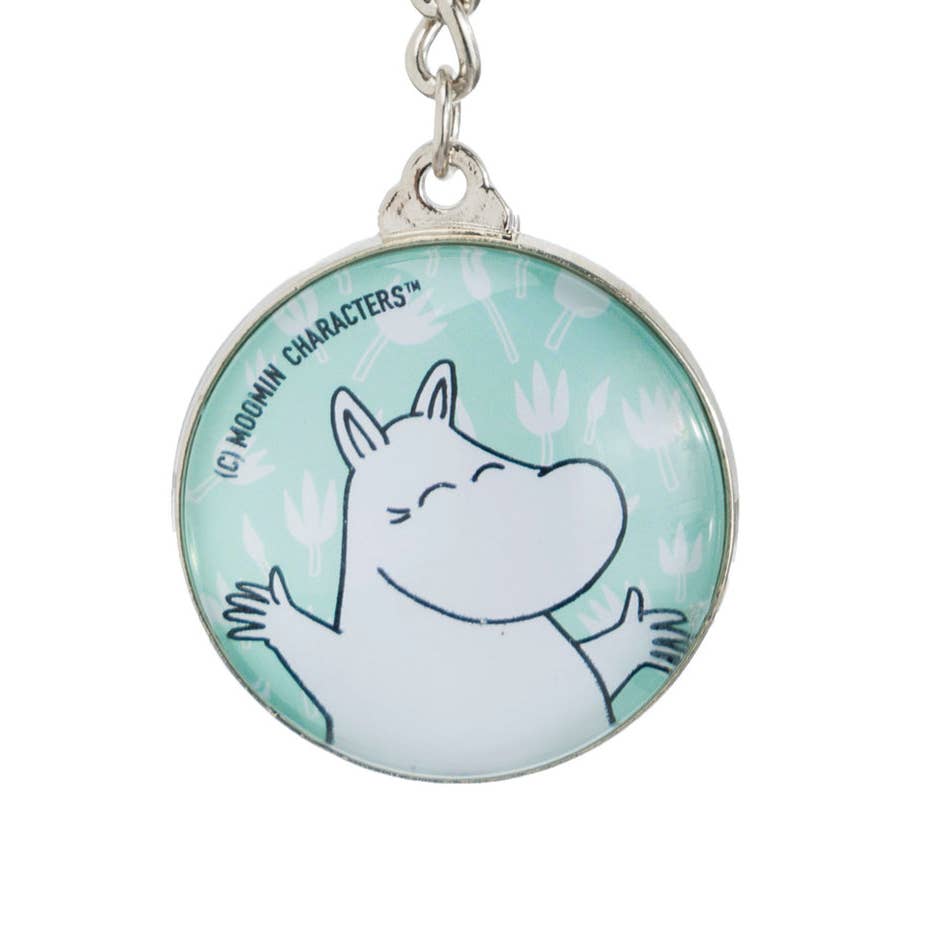 Moomin Happy Key Ring - Turquoise