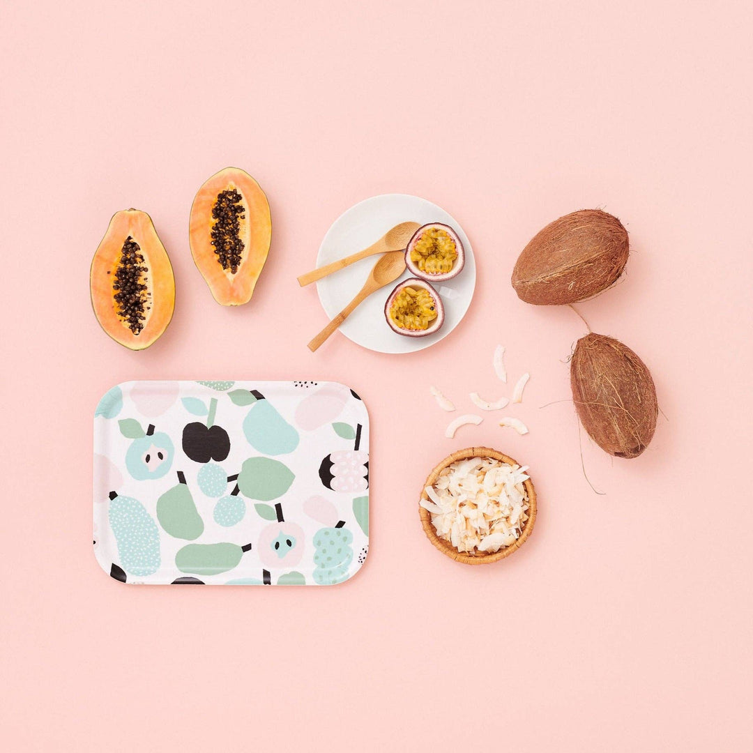 Tutti Frutti Light Green Veneer Serving Tray