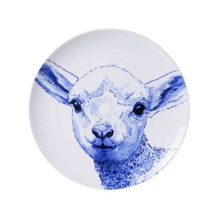 Delft Blue Lamb Wall Plate