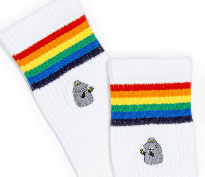 The Groke Retro Men Socks - White