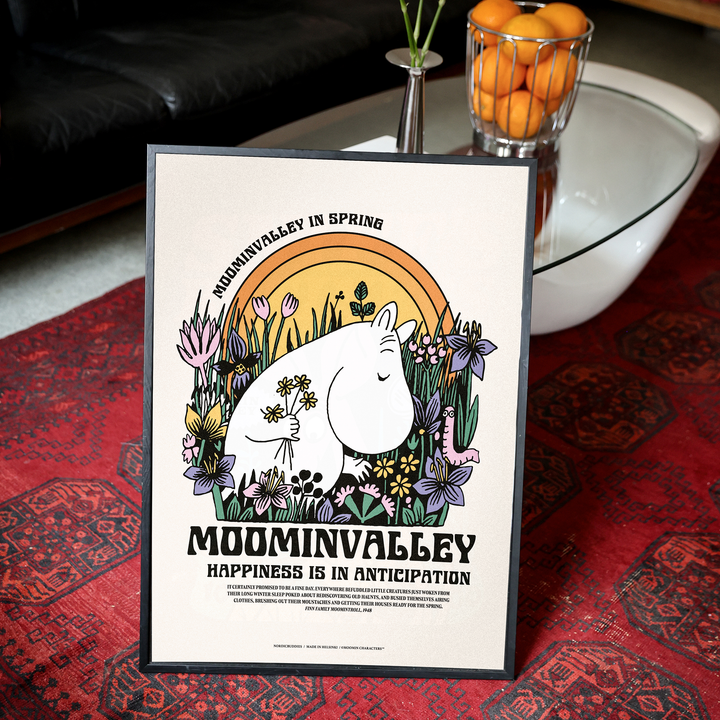 Moomintroll Meadow Poster: 50x70cm