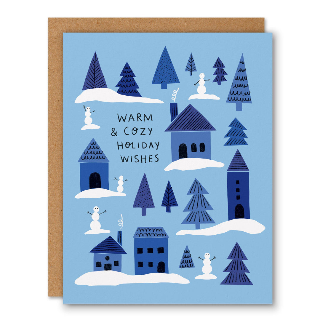 Holiday Village - Greeting Card