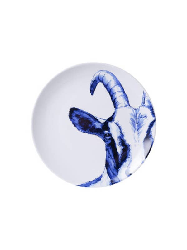 Goat Wall Plate 20cm