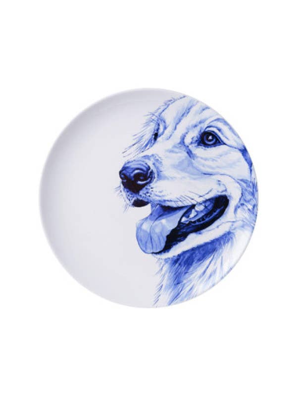 "Jake" Golden Retriever Wall Plate 31cm