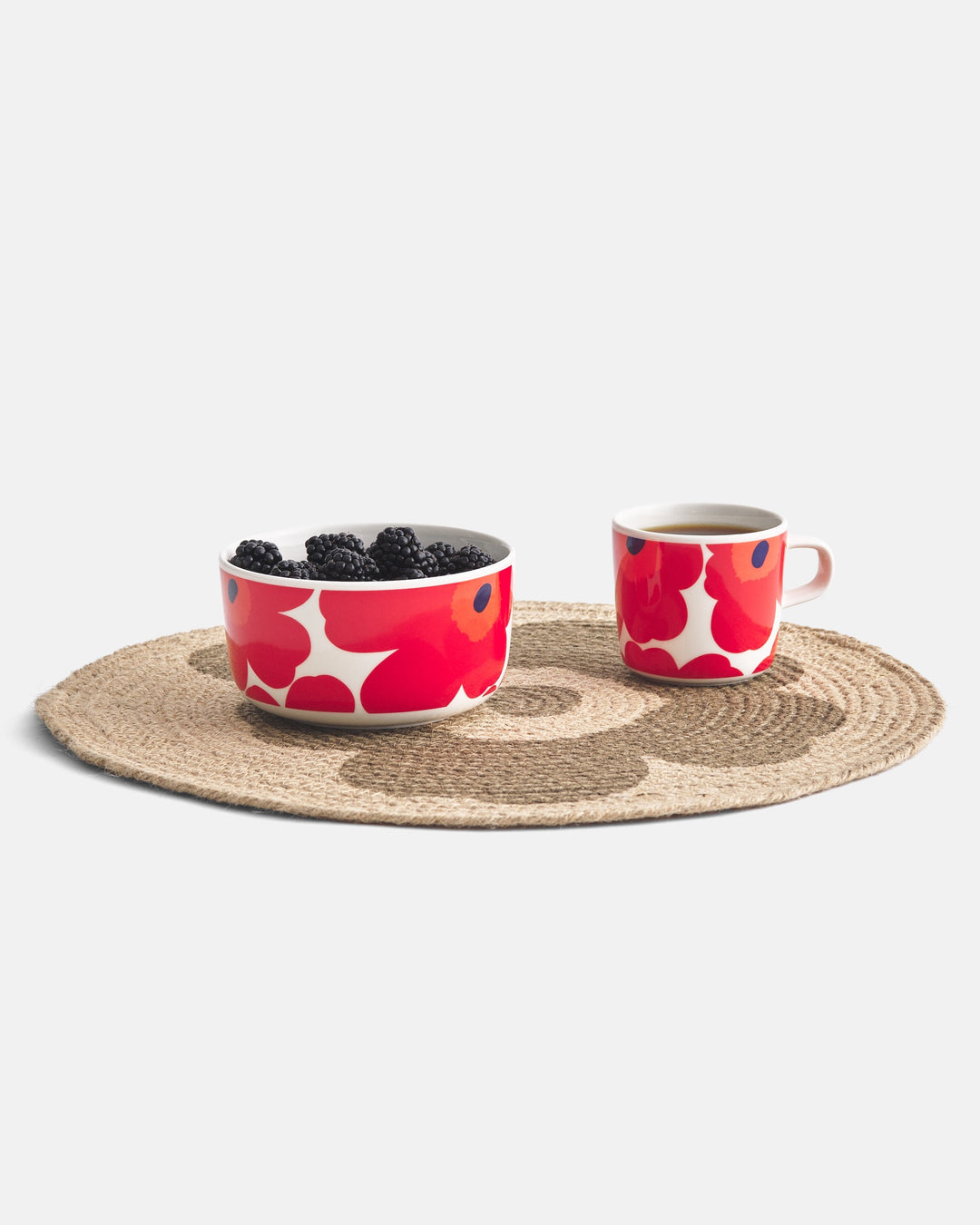 unikko coffee cup red 2 dl