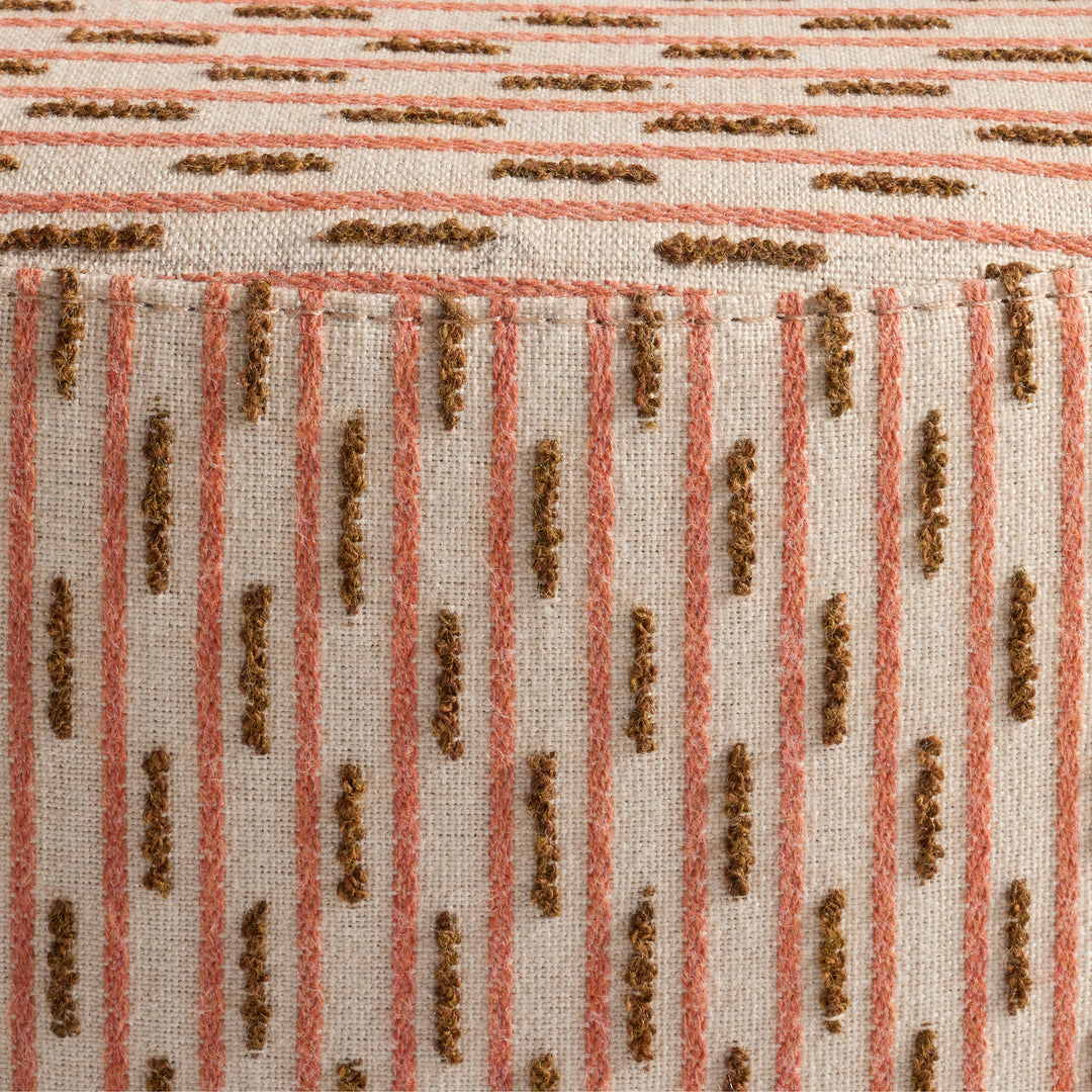 Bumper Pattern Outdoor Ottoman