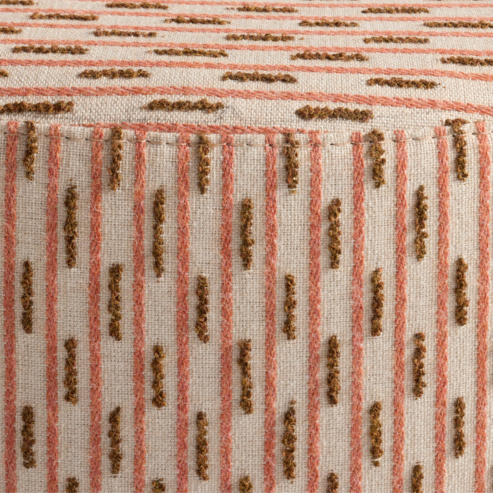 Bumper Pattern Outdoor Ottoman