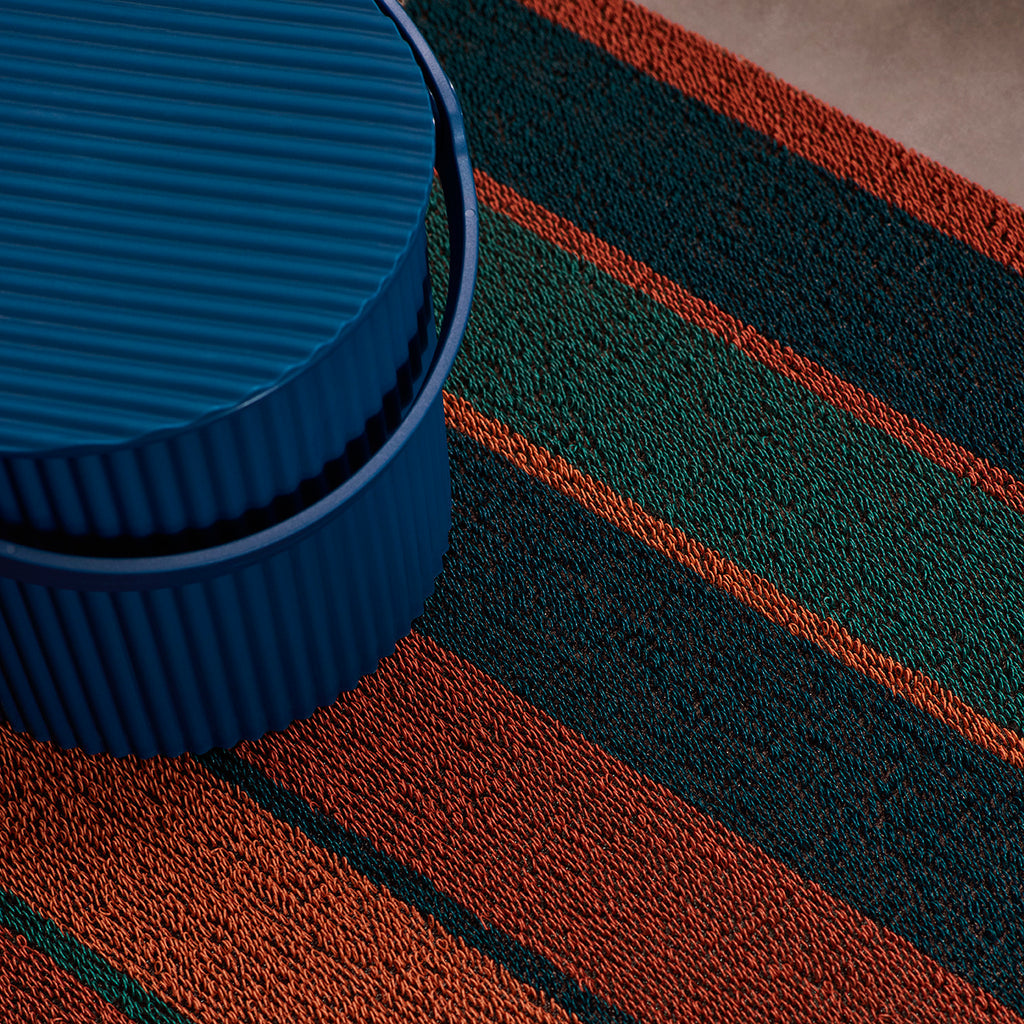 Bolt Stripe Shag Mat